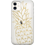 You're a Fine-Apple | Gold Pineapple Clear Case