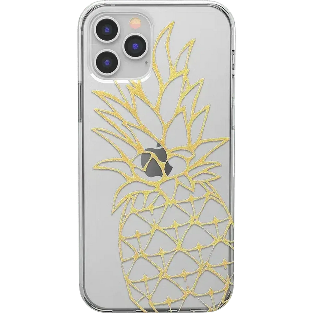You're a Fine-Apple | Gold Pineapple Clear Case