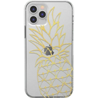You're a Fine-Apple | Gold Pineapple Clear Case