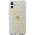 You're a Fine-Apple | Gold Pineapple Clear Case