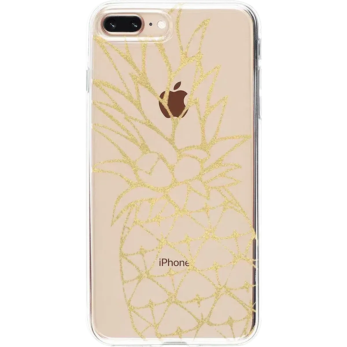 You're a Fine-Apple | Gold Pineapple Clear Case