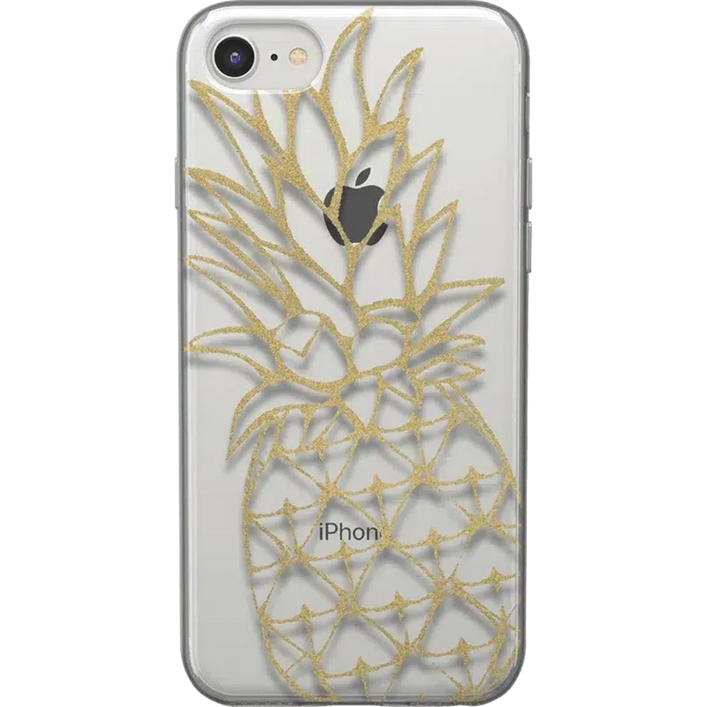 You're a Fine-Apple | Gold Pineapple Clear Case