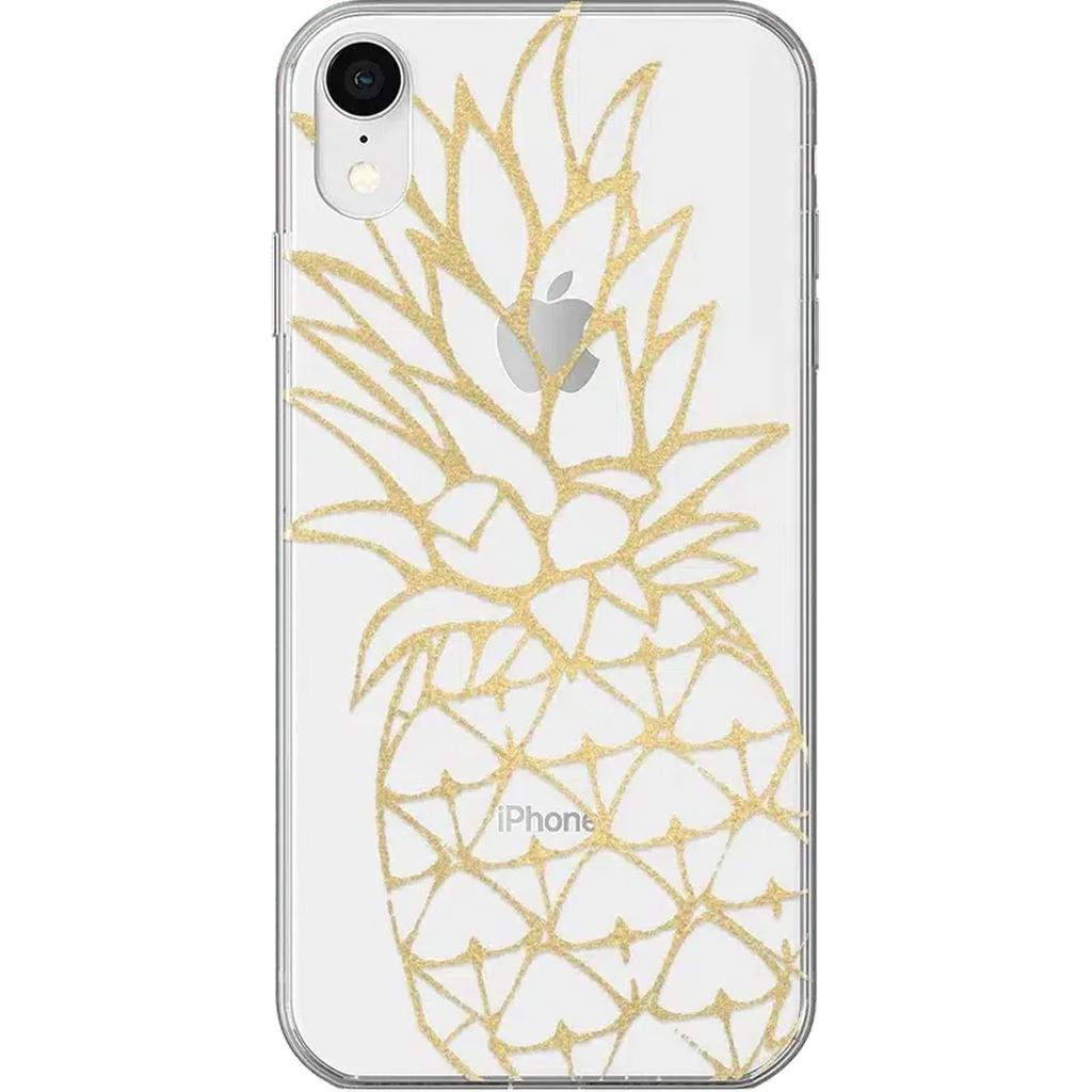 You're a Fine-Apple | Gold Pineapple Clear Case