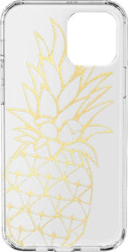 You're a Fine-Apple | Gold Pineapple Clear Case