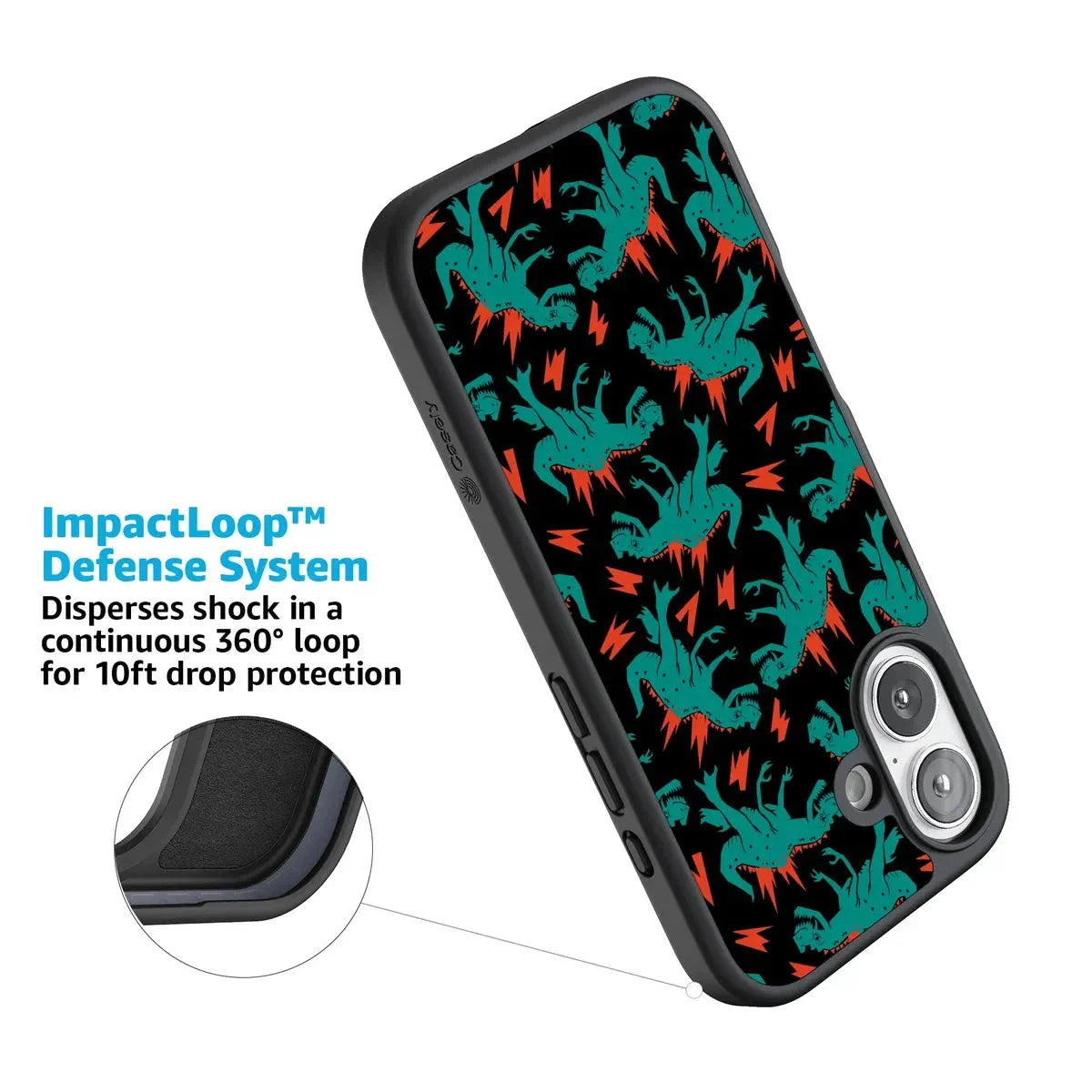 You're Dino-mite | Green Dinosaur Case