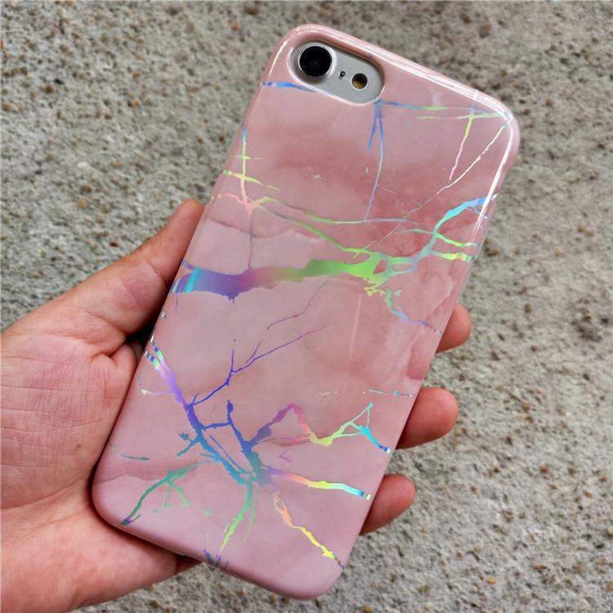 You're the Cutest | Pink Marble Holo Case