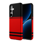 Storm Warning | Black & Red Stripes Case