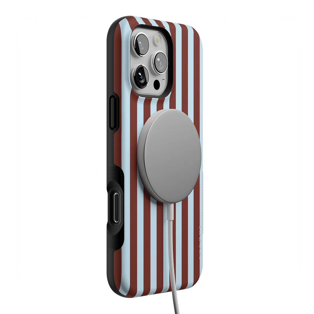 Sunday in Brooklyn | Blue Stripes Case