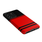 Storm Warning | Black & Red Stripes Case