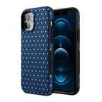 On the Dot | Navy Polka Dot Case