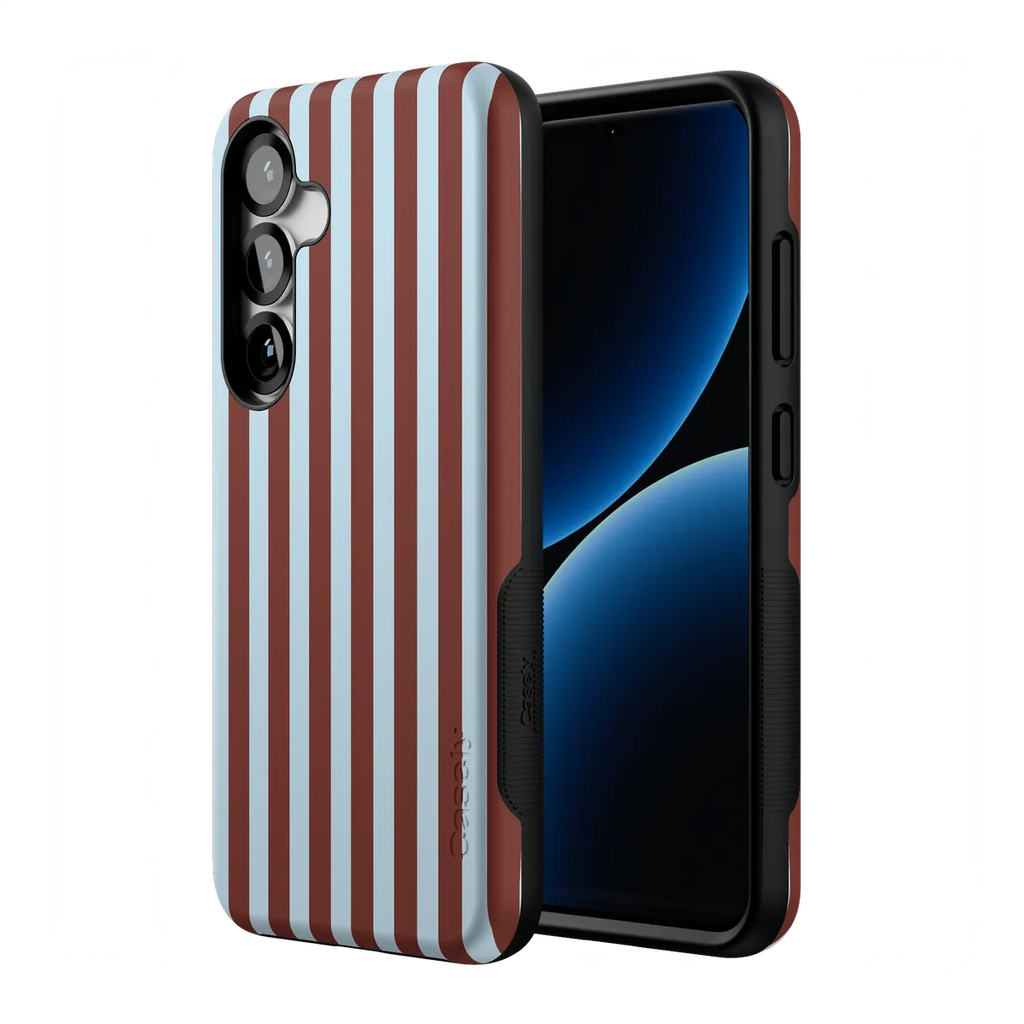 Sunday in Brooklyn | Blue Stripes Case