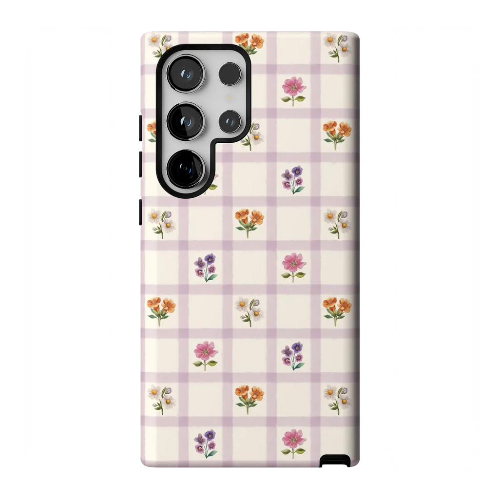 Meadow Check | Floral Gingham Case