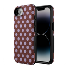 Spotted in SoHo | Burgundy Polka Dot Case