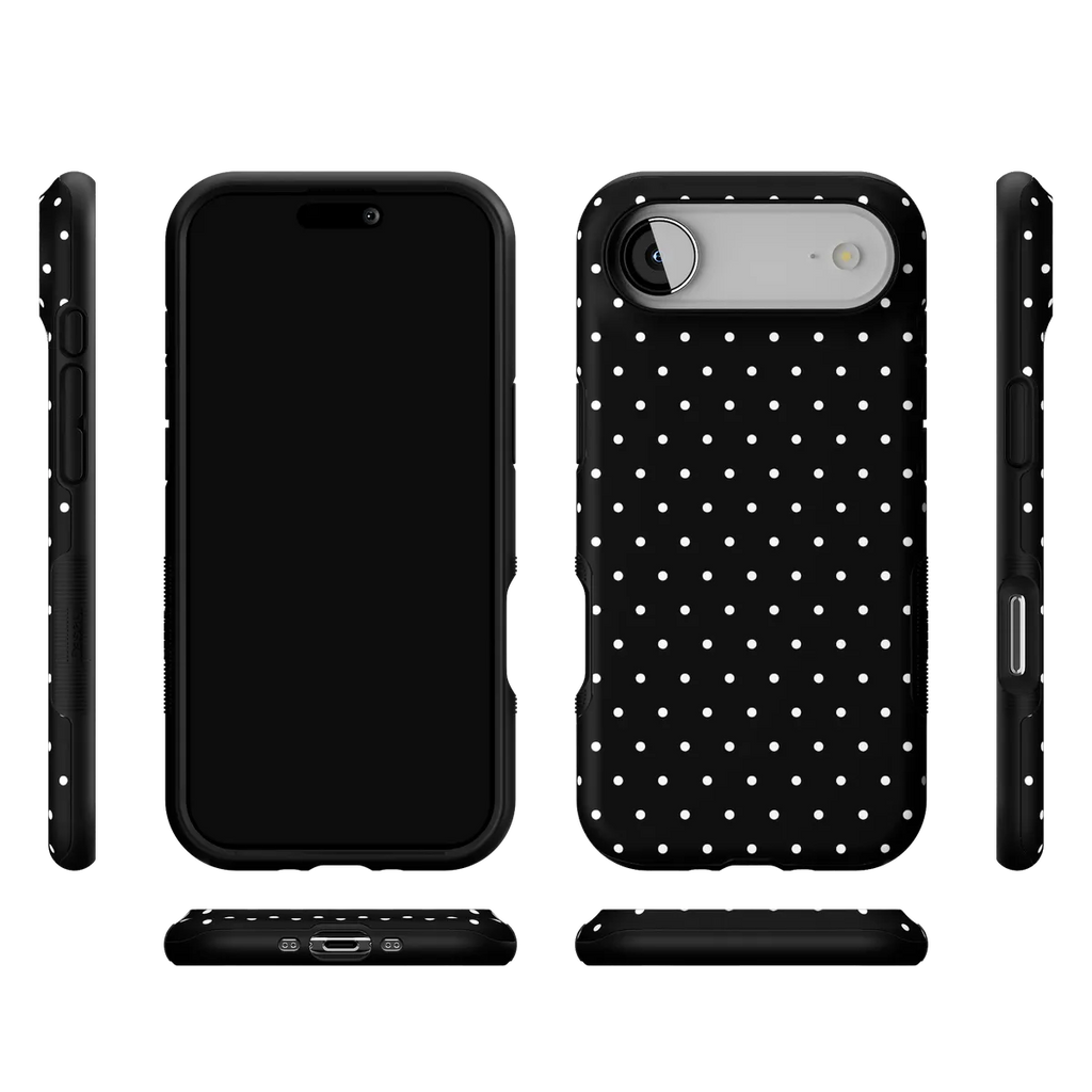 On the Dot | White Polka Dot Case