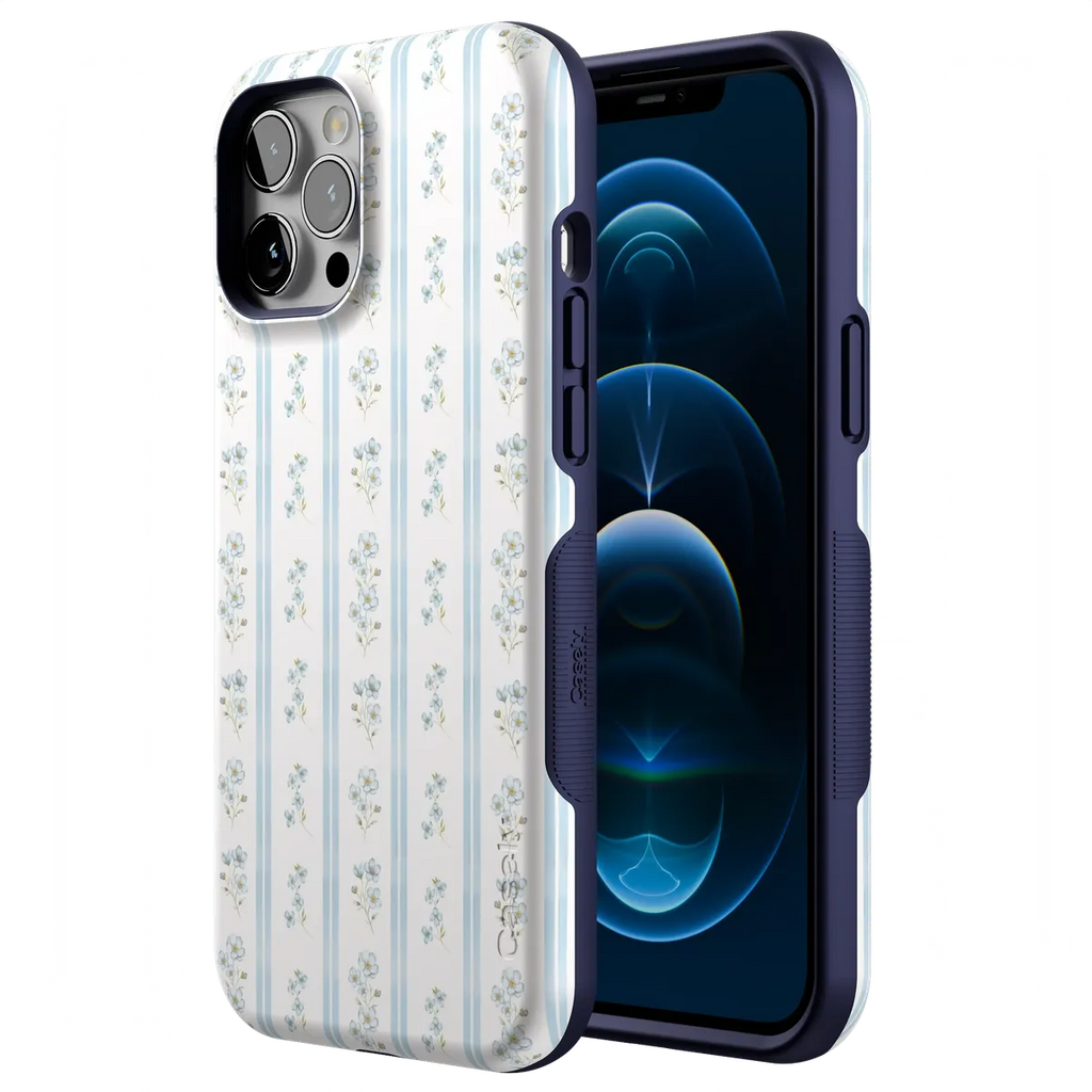 Cottage Stripe | Blue Floral Case
