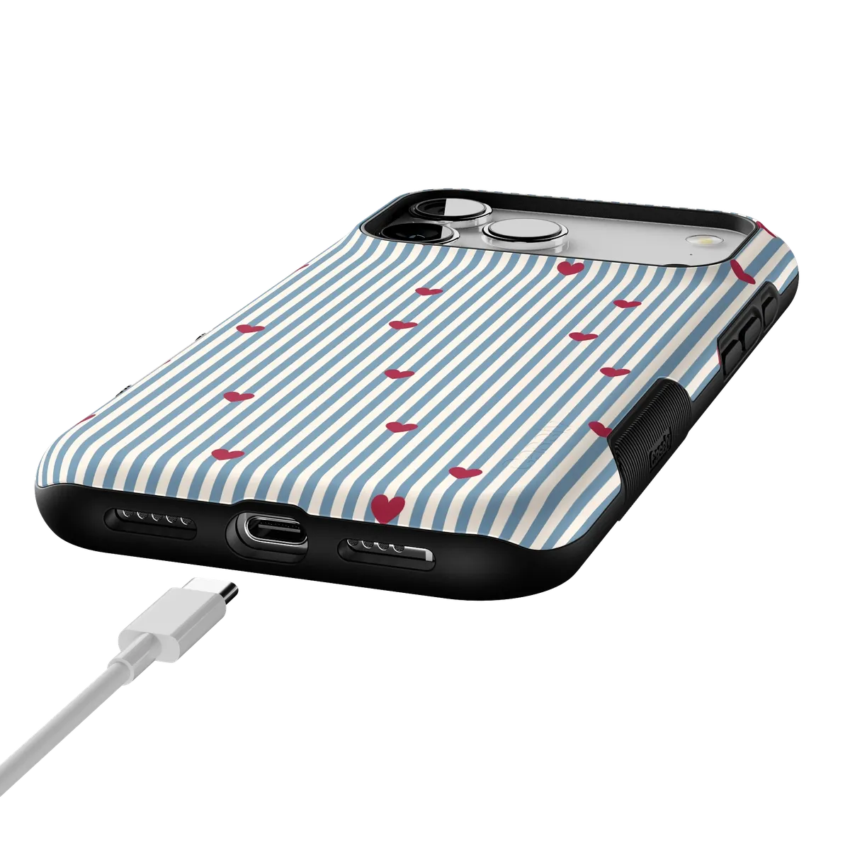 Love Lines | Blue Stripes Case
