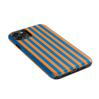 Go New York | Blue & Orange Stripes Case
