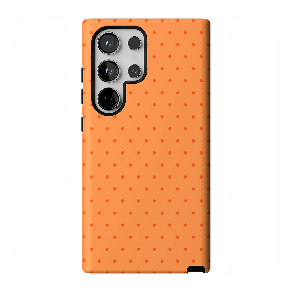 On the Dot | Orange Polka Dot Case