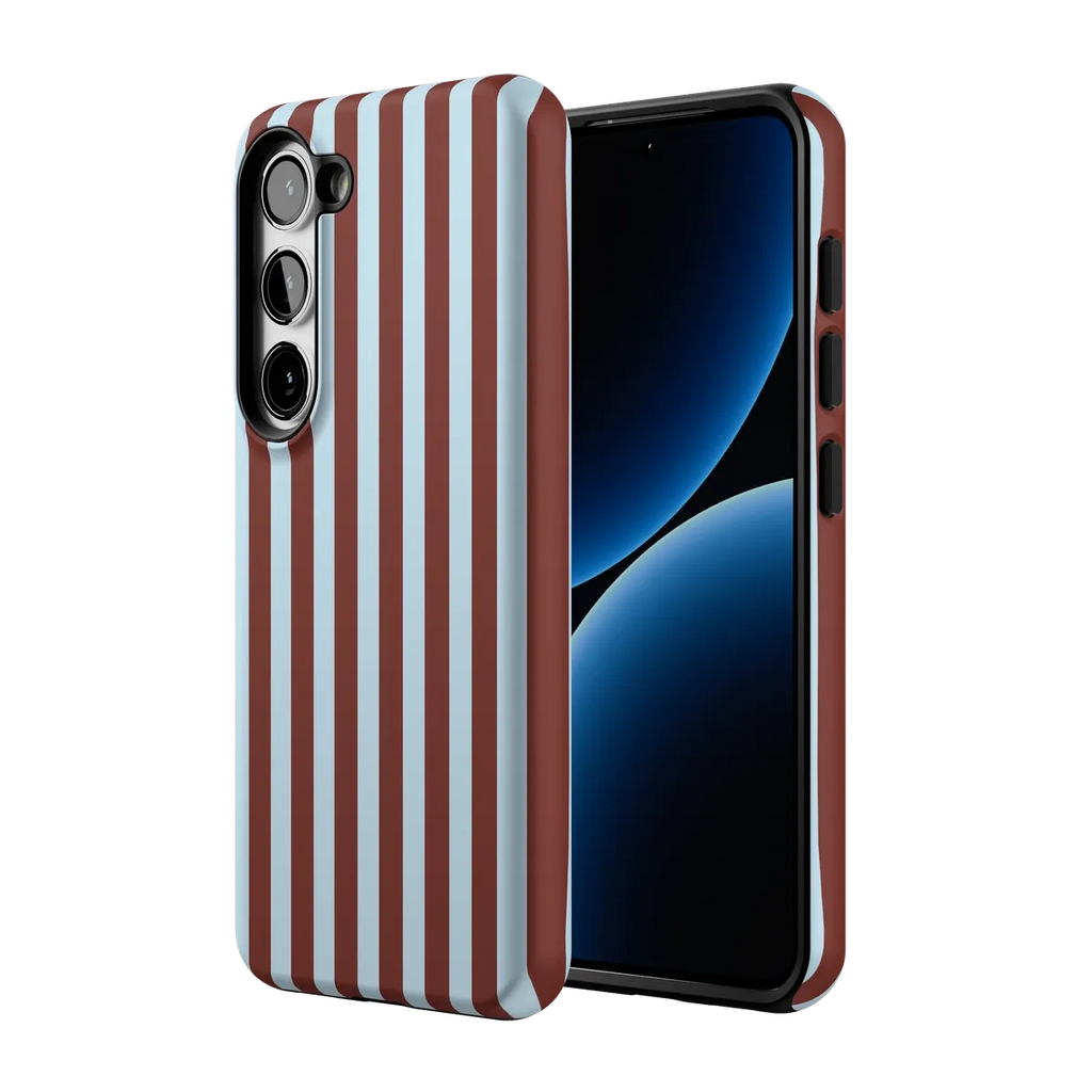 Sunday in Brooklyn | Blue Stripes Case