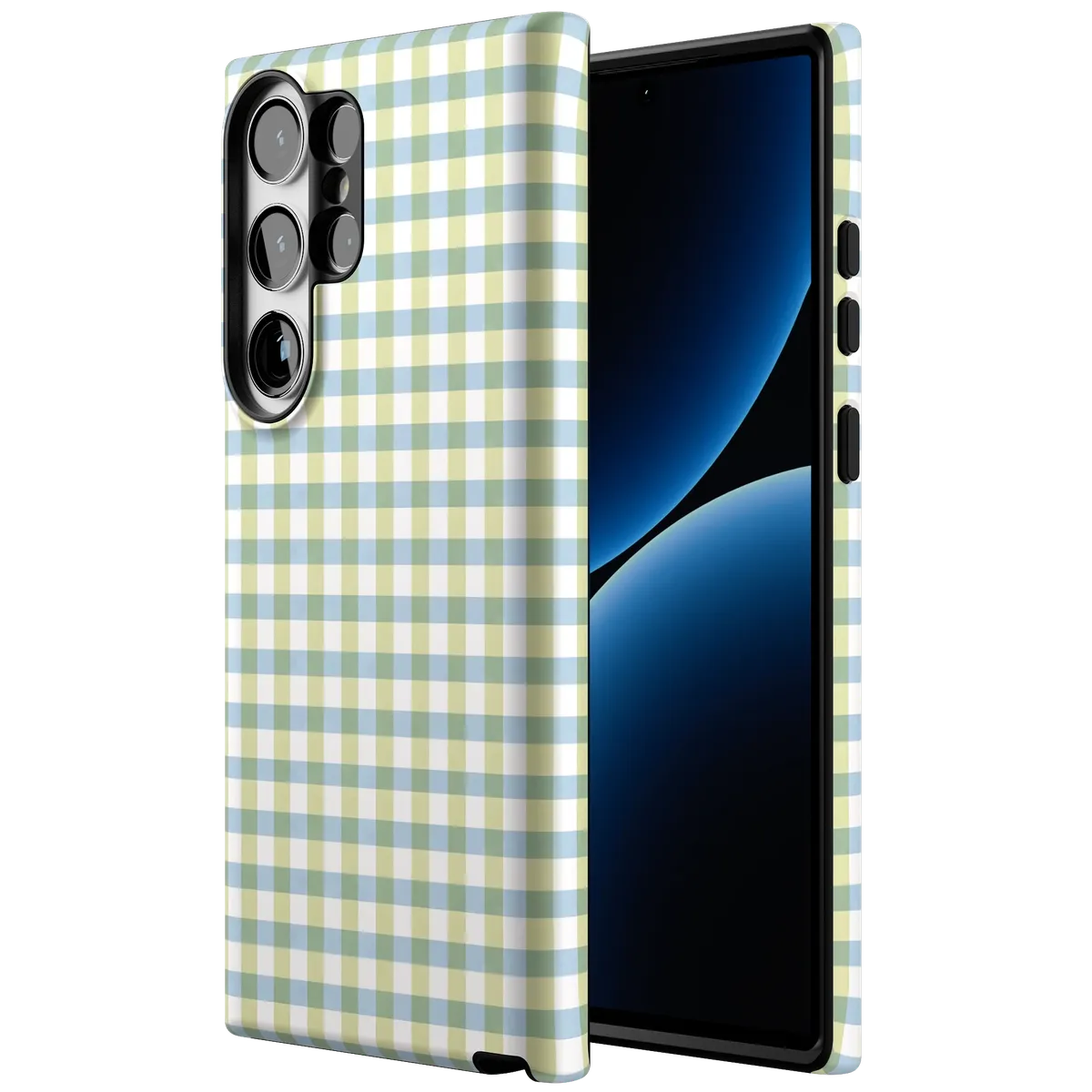 Pastel Picnic | Blue & Green Gingham Case