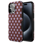 Spotted in SoHo | Burgundy Polka Dot Case