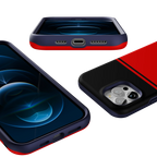 Storm Warning | Black & Red Stripes Case
