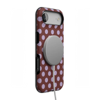 Spotted in SoHo | Burgundy Polka Dot Case