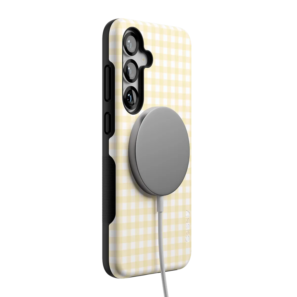 Pastel Picnic | Yellow Gingham Case