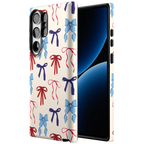 American Girlie | Red White & Blue Bows Case