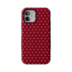On the Dot | Maroon Polka Dot Case