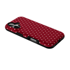 On the Dot | Maroon Polka Dot Case