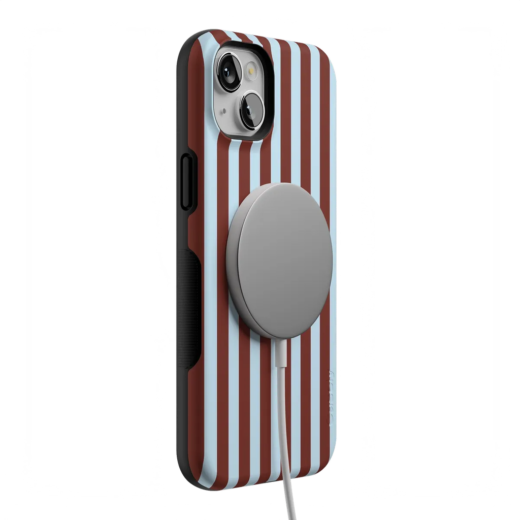 Sunday in Brooklyn | Blue Stripes Case