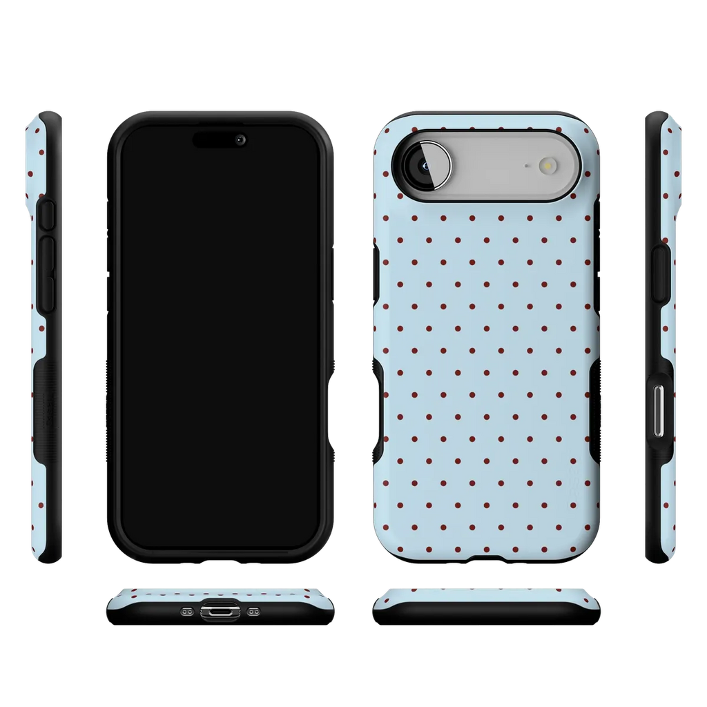 On the Dot | Blue Polka Dot Case