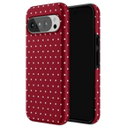 On the Dot | Maroon Polka Dot Case