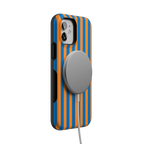 Go New York | Blue & Orange Stripes Case
