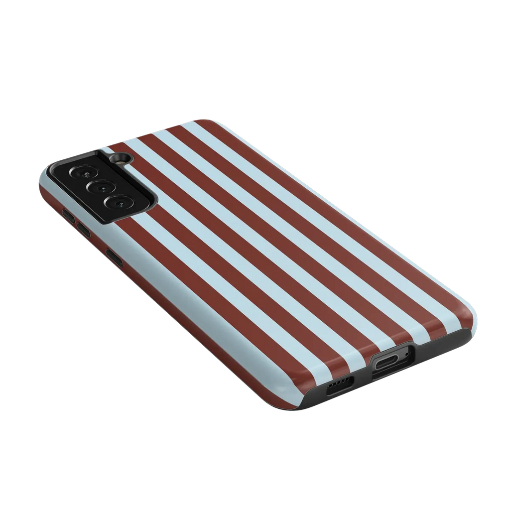 Sunday in Brooklyn | Blue Stripes Case