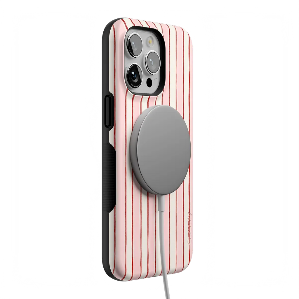 Pretty in Pastel | Blush Stripes Case