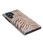 Untamed | Brown & Blue Zebra Case