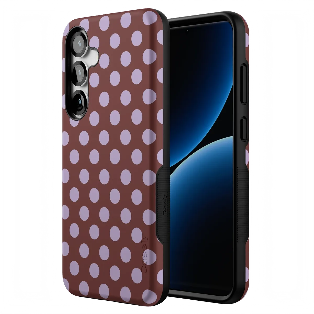 Spotted in SoHo | Burgundy Polka Dot Case