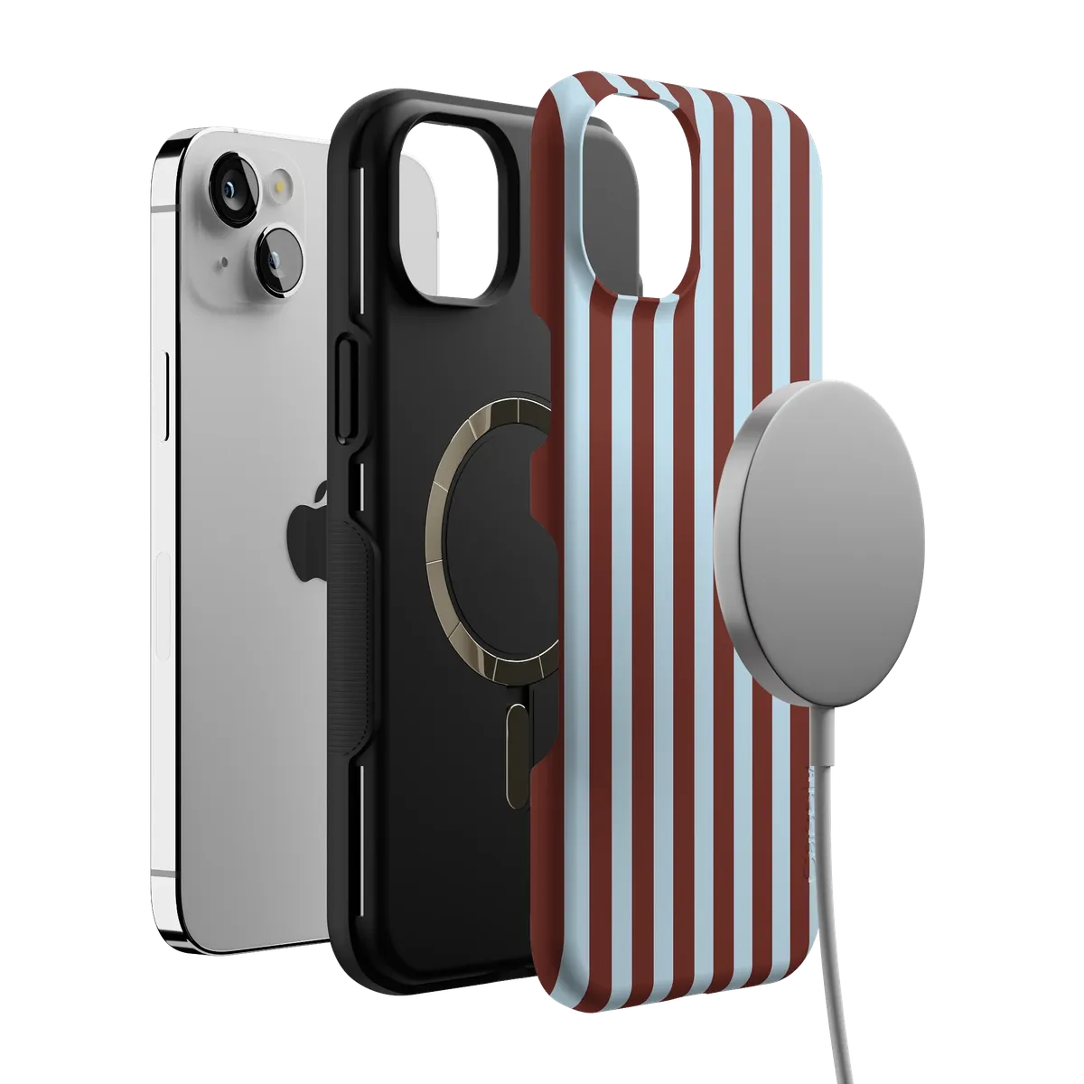 Sunday in Brooklyn | Blue Stripes Case