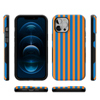Go New York | Blue & Orange Stripes Case