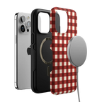 Checked Twice | Red Plaid Case