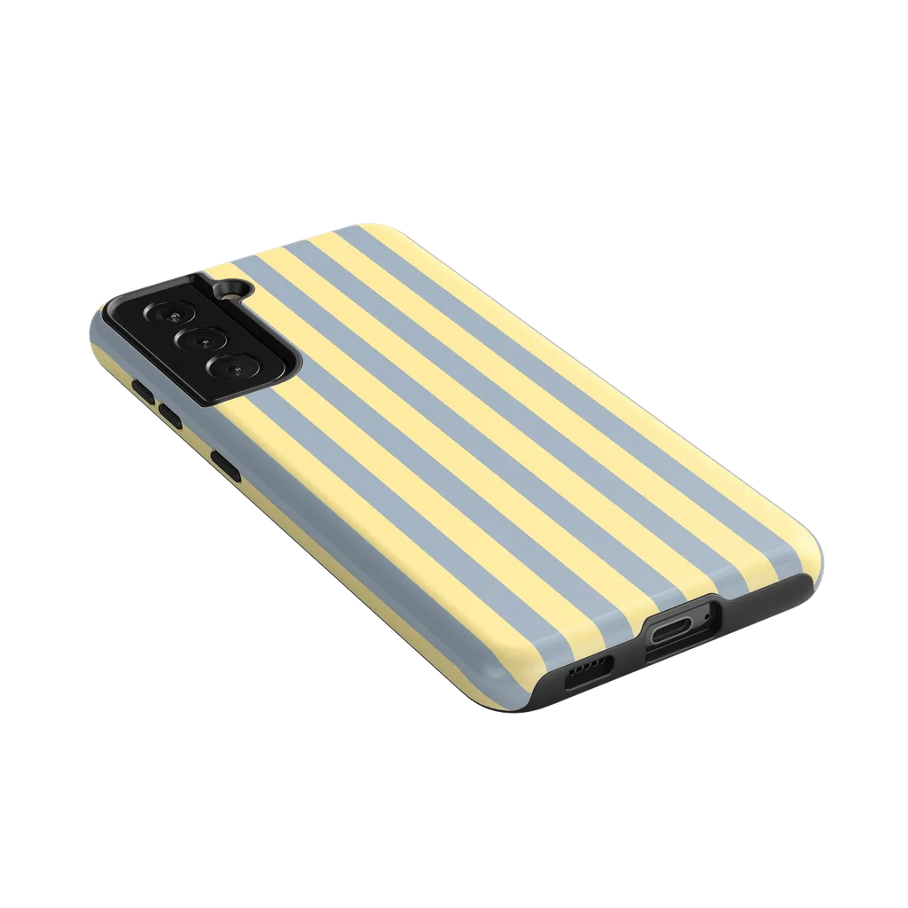 Coastline Stripes | Blue & Yellow Case