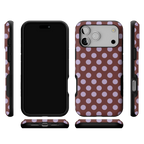 Spotted in SoHo | Burgundy Polka Dot Case