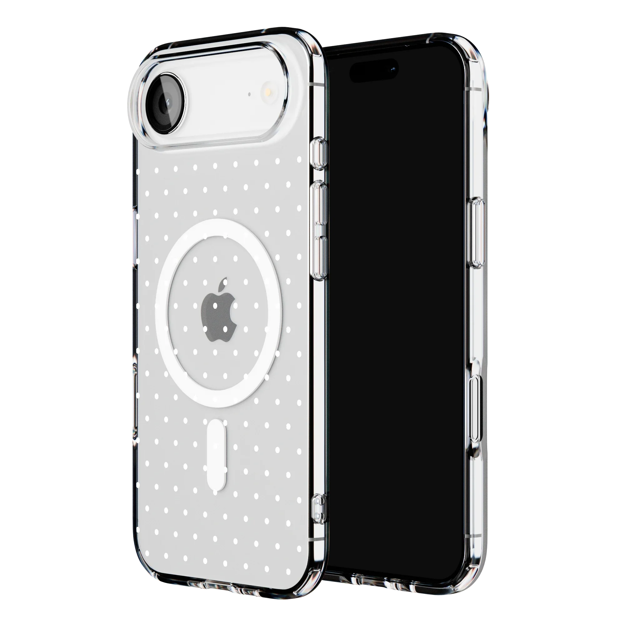 On the Dot | White Polka Dot Case